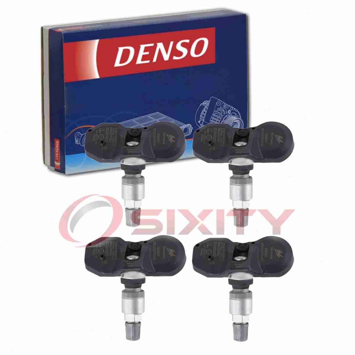 4 pc Denso Tire Pressure Monitoring System Sensors for 2013-2016 Bentley kj