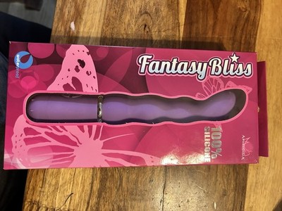 Fantasy Bliss Powerful Waterproof 10 Function Dual Stimulate Massager  (Purple)