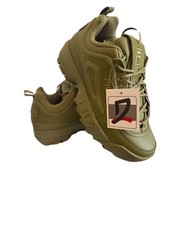 FILA Disruptor II Green Low Top Lace Up Athle...