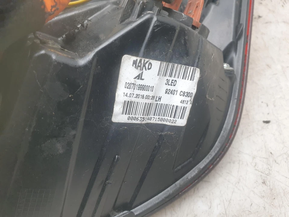 HYUNDAI I20 Taillight Lamp Near Side Left Rear Outer 3 Door LED 2015 Mk2   - Image 4 of 4