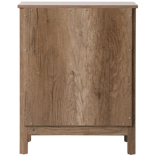 Elegant Lighting SC012430NT Adian Natural Oak Bathroom Storage Cabinet - Picture 4 of 11