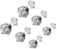 Ohrringe Set Edelstahl Allergiefrei Zirkonia Creolen Ohrstecker FüR Herren Damen
