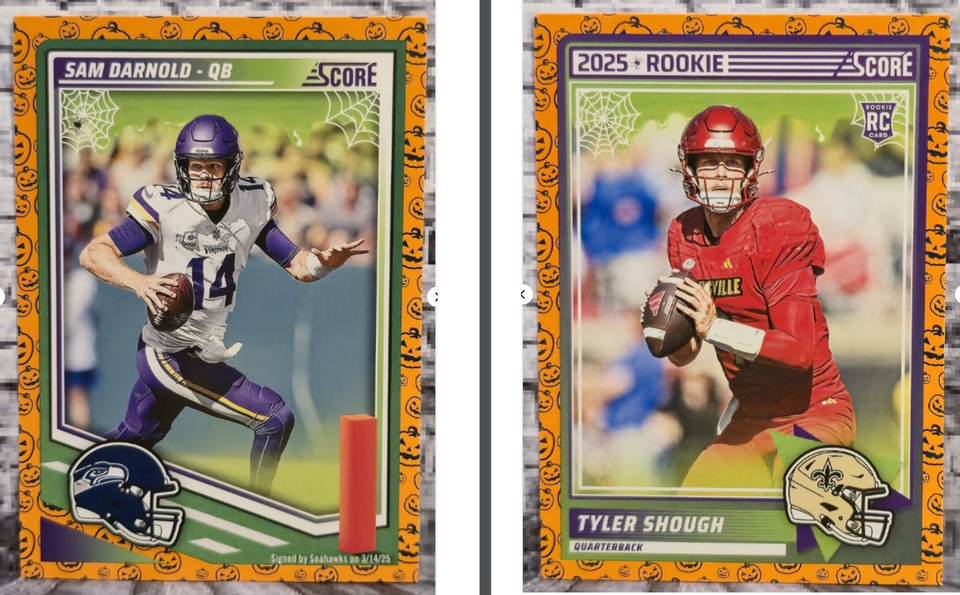 🏈 2024 & 2025 PANINI SCORE-A-TREAT FOOTBALL ⌁ HALLOWEEN, Vets and Rookies
