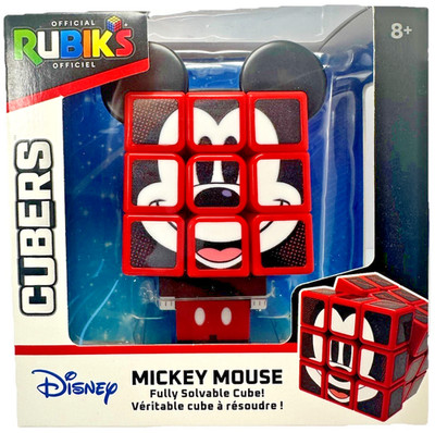 Rubik s Cube Disney Mickey Mouse Cuber Solvable Puzzle Rubik's Cube With Stand