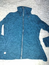 Regatta Fleece Pockets Jacket 14 Size New - blue