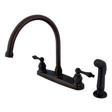 Kingston Brass KB72.ALSP Vintage 1.8 GPM Standard Kitchen Faucet - Bronze