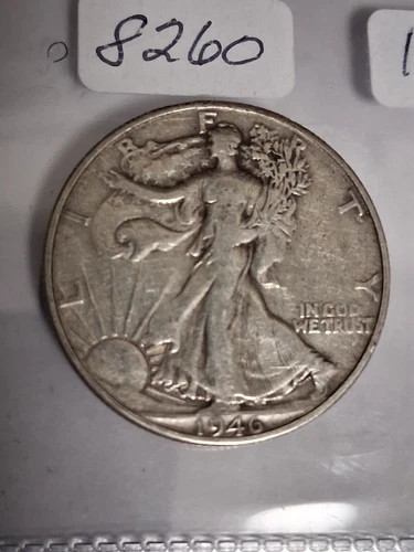 Photo of a 1946-D Walking Liberty Half Dollar from an eBay listing that sold on Jul 16, 2026