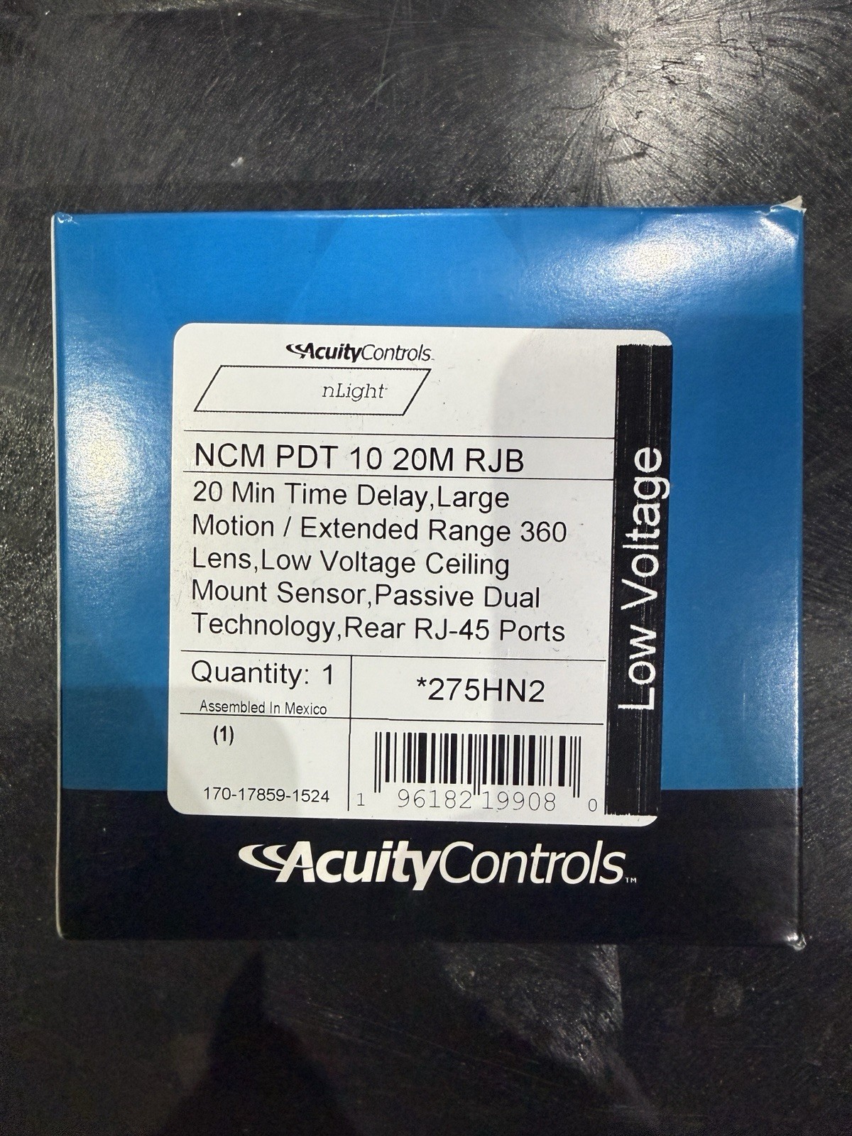 Acuity nLight NCM PDT 10 20M RJB 360° Ceiling Occupancy Sensor NEW