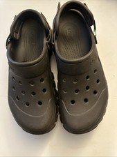 Crocs Offroad Sport Mens 11 Adjustable Strap Brown Clogs Slip On Q62