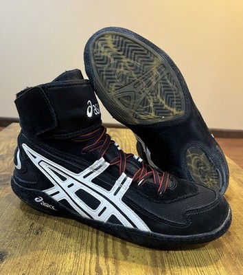 2003 Asics Jackal Black/White Vintage Wrestling Shoes Size 8 | eBay