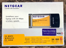Netgear 54 Mbps Wireless PC Card WG511 v2 New SEALED Vintage 2006 WG511VCNA