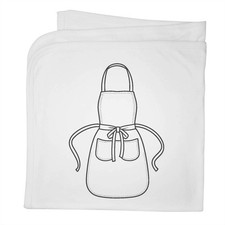 'Apron' Cotton Baby Blanket / Shawl BY00048296