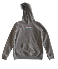 Abercrombie Kids Gray Logo Hoodie Sweatshirt Size 13/14