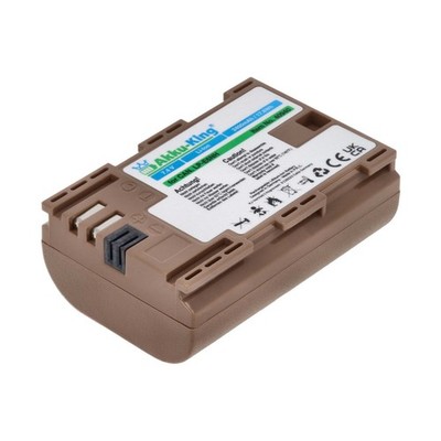 Akku für Canon EOS 5DS R 6D Mark II 7D Mark II 80D 90D - 2400mAh - USB-C Input
