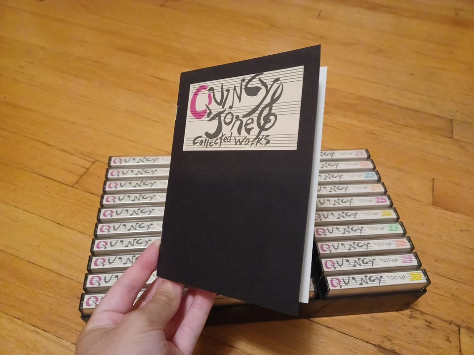 QUINCY JONES 30 X cassette album box set Collected Works MJ Dizzy tape VERY RARE - Image 4 of 4