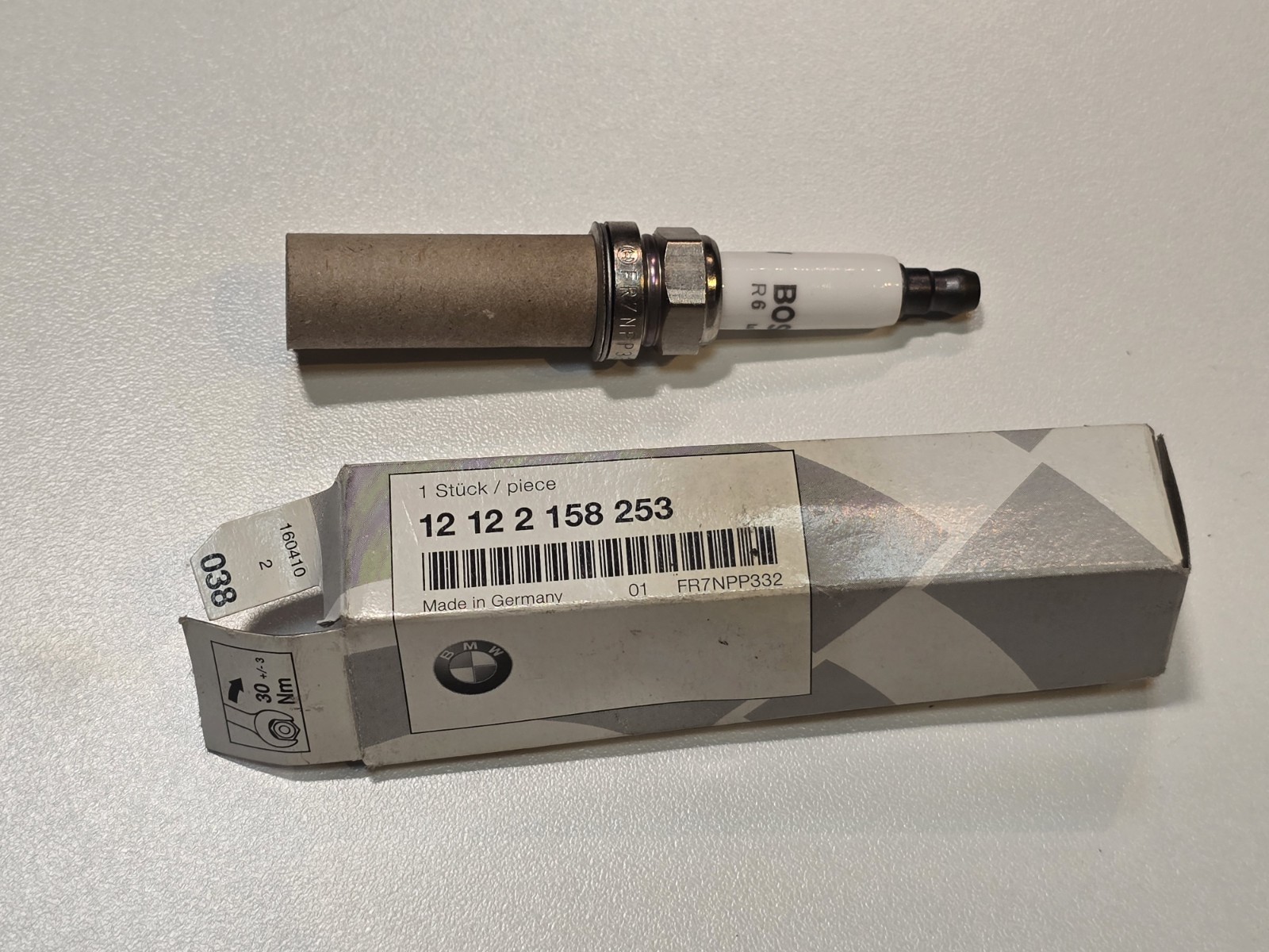 Genuine OEM Spark Plug for BMW 12122158253