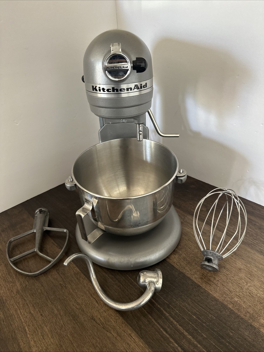KitchenAid Professional HD KG25H3XSL Gray Bowl Lift Stand Mixer 10