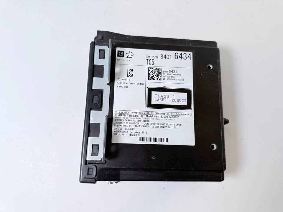 2017 CHEVROLET IMPALA RADIO AUDIO CD PLAYER CONTROL MODULE | OEM 8416434 - Image 3 of 4