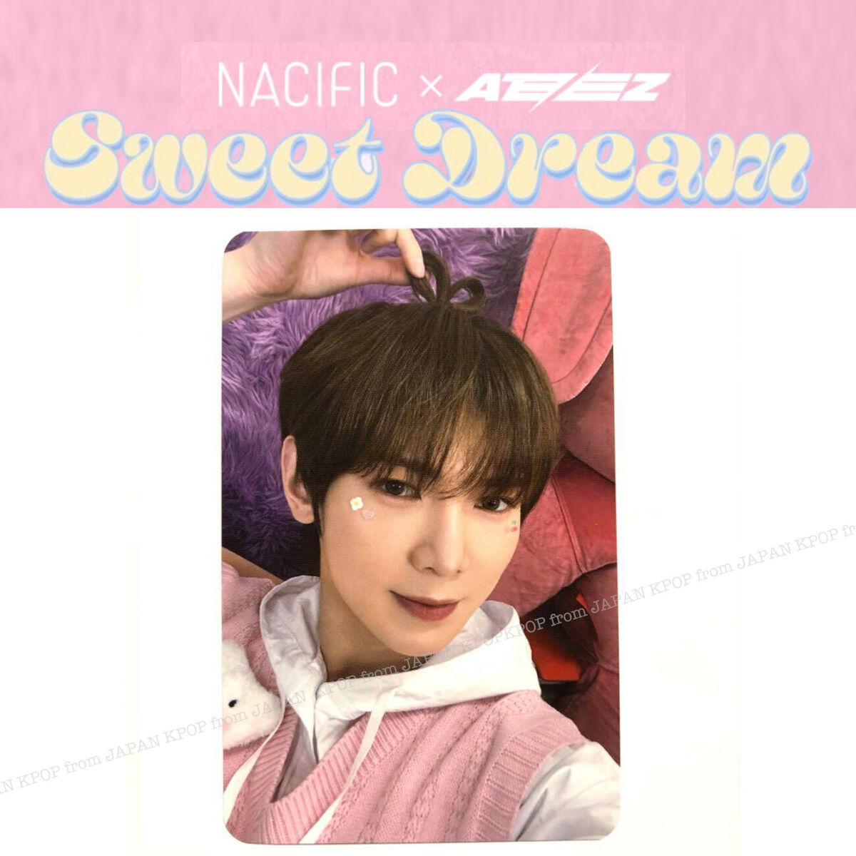ATEEZ x NACIFIC 7TH SWEET DREAM OFFICIAL PHOTOCARD SEONGHWA ATEEZ x NACIFIC 7TH SWEET DREAM OFFICIAL PHOTOCARD SEONGHWA