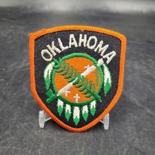 Oklahoma State Shield Seal Cloth Patch Badge