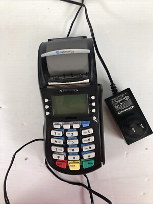 Hypercom Optimum T4220 Credit Card Terminal  with AC & Phone Cord