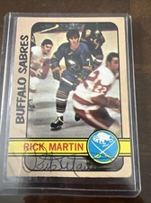 1972-73 Topps - #145 Rick Martin Autographed 