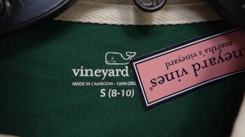Nwt Vineyard Vines Kids Boys Green Tipped Whale 98' Heritage Polo Shirt S (8-10) - 第 4/7 張圖片