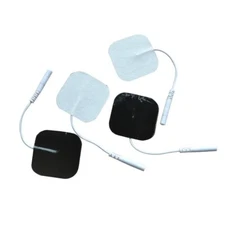 20 Pairs 4*4cm Hole 2.0mm electrode pads conductive patch For TENS Machine
