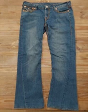 TRUE RELIGION Jeans Joey Big T Men's Size 31 Bootcut Flare Lowrise Y2K USA