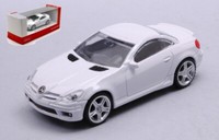 Rastar 1/43 Mercedes SLK55 Amg Weiss Modellbau Statisches Modell Diecast