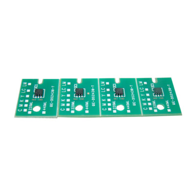 One-Time Chip für Mimaki JV3/JV33/CJV30 ES3 Kartusche 4 Colors CMYK 4 Stück/Set