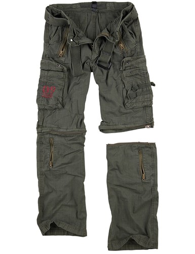 Pantalones y pantalones cortos SURPLUS Raw Vintage Royal OUTBACK Cargo con cremallera en uno - Imagen 8 de 12