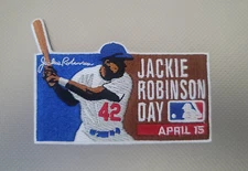Jackie Robinson Patch April 15 15th Baseball Jersey Patch 2023 Breaking Barriers