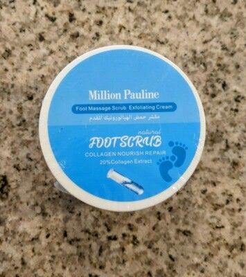 Foot scrub  Million Pauline  Collagen Exfoliating cream   150 grams 