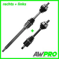 2 X Antriebswelle FÜR Volvo S60 I V70 Ii Vorne Links Rechts Automatikgetriebe