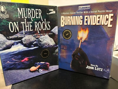 Brand New Sealed BePuzzled Mystery puzzles Lot of 2