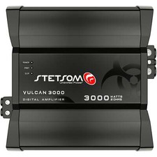 Stetsom Vulcan 3000 Amplifier 3K 2 Ohm Mono 3000W RMS Full Range Car Amp