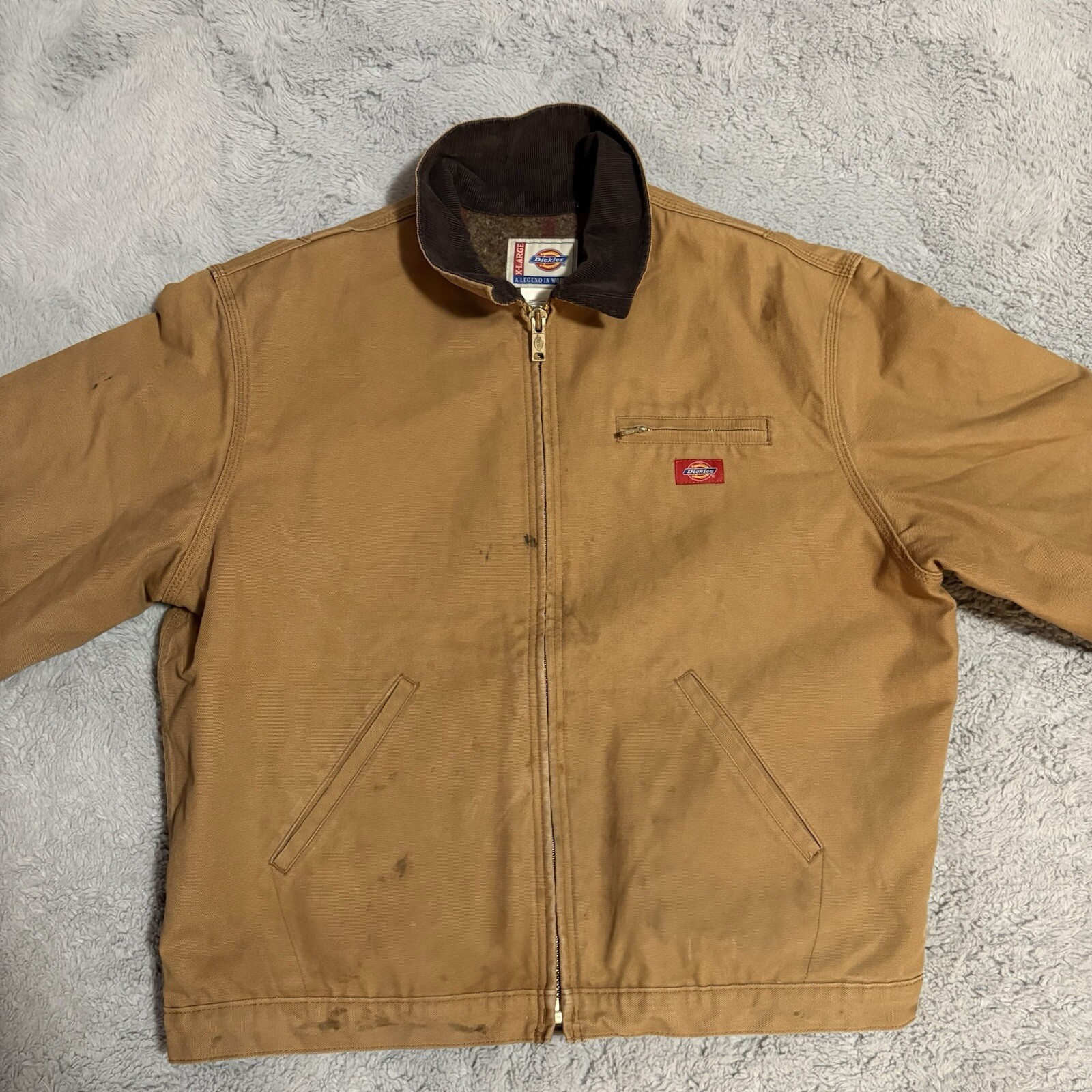 Vintage 90s Dickies Detroit Style Chore Jacket Size XL  Great Condition