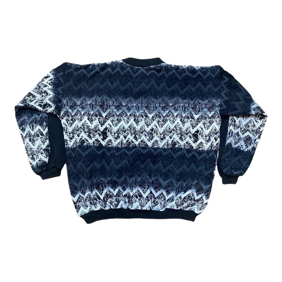 Sudadera Surf Vintage Boxy Billabong Rayas Años 80 Foto 2 de 4