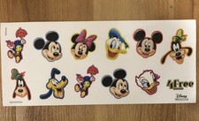 Disney Movie Club Stickers for Scrapbook Album Mickey Mouse Vintage 2006