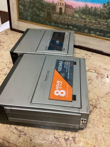 VINTAGE LOT OF 2 VHS PORTABLE RECORDER. OLYMPUS VC-101E AND PANASONIC PV 5000 - Picture 8 of 8