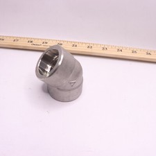 Anvil 45 Degree Elbow Socket Weld 3M 304L Stainless Steel 1"