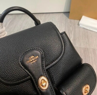 【新品】COACH　ハドリー バックパック　ブラック　CBH09 Coach Outlet Hadley Backpack CBH09 IMBLK Black | eBay