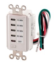 Bathroom Fan Auto Shut Off 60-30-20-10 Minute Preset Countdown Wall Switch Ti... on sale Bathroom Fan Auto Shut Off 60-30-20-10 Minute Preset Countdown Wall Switch Ti... on sale