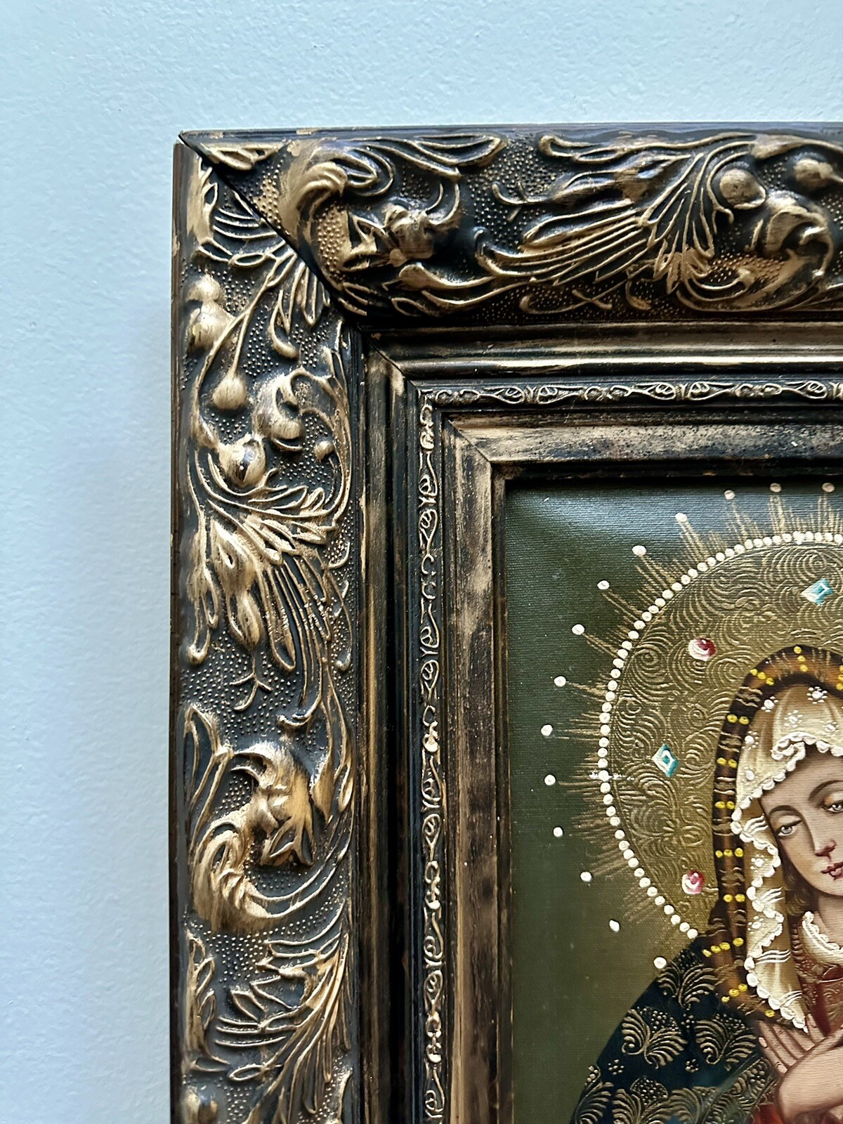 Ernesto Zuniga Cuzco Style Painting “The Virgen” circa 1981 eBay