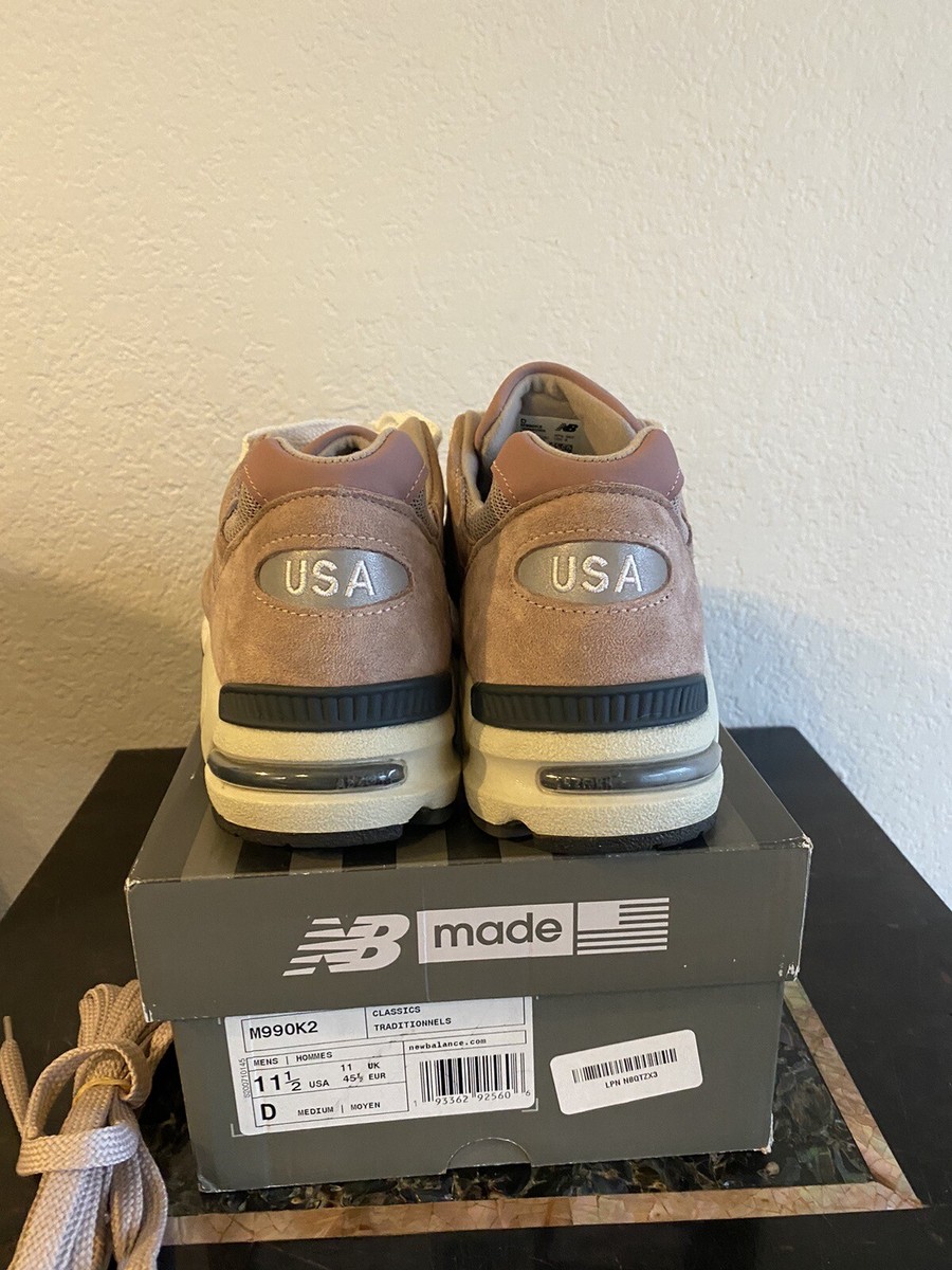 Size 11.5 - KITH x New Balance 990v2 Made in USA Dusty Rose for