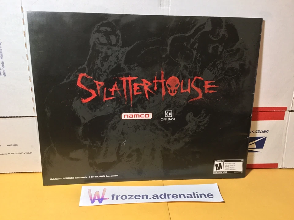 😱🔥👀👉 RARE Splatterhouse Press Kit /Guide👌NO GAME✅FREE SHIPPING ✈️🇺🇸 - Image 3 of 3