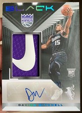 2021-22 PANINI BLACK DAVION MITCHELL 1/1 RPA ROOKIE PATCH AUTO NIKE SWOOSH KINGS