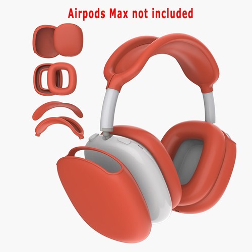 New Silicone Case Cover f AirPods Max Ear Pad Ear Cups Cover Headband Case Cover - Picture 13 of 15
