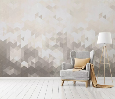3D Simple Graphics K10777 Wallpaper Mural Self-adhesive Removable Sticker Kay